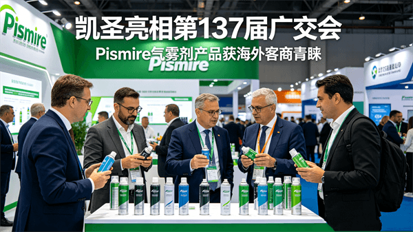 凯圣亮相第137届广交会，Pismire气雾剂产品获海外客商青睐
